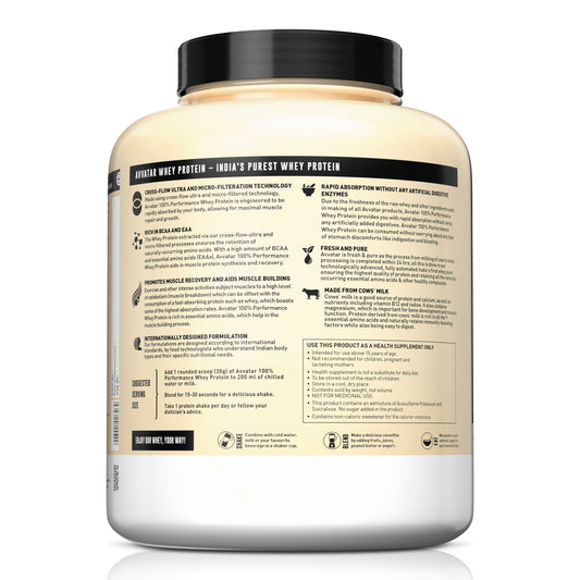 Avvatar 100% Performance Whey | 2 Kg | Belgian Chocolate Flavour
