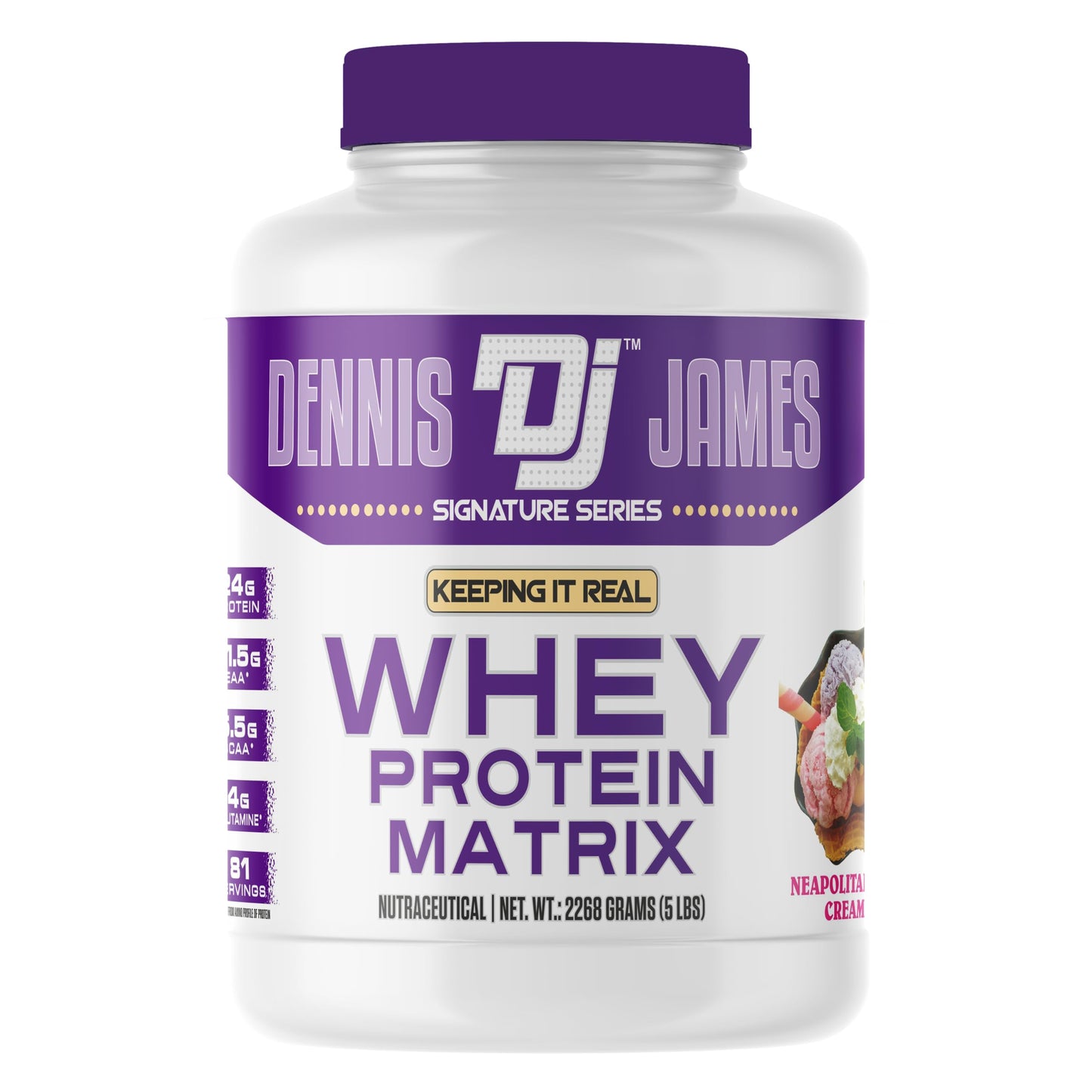 Dennis James Signature Series Whey Protein Matrix 5lbs