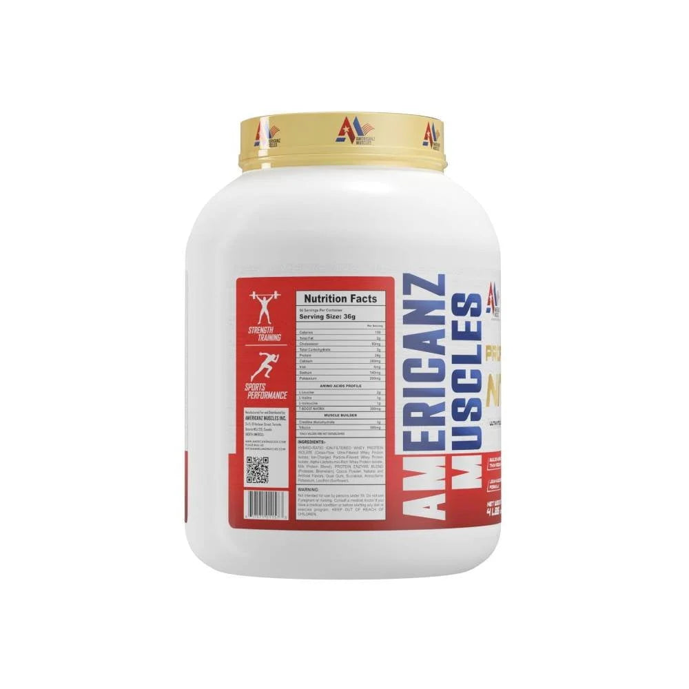 Americanz Muscles Professional Nitro plus chocolate plus brownie 4lbs