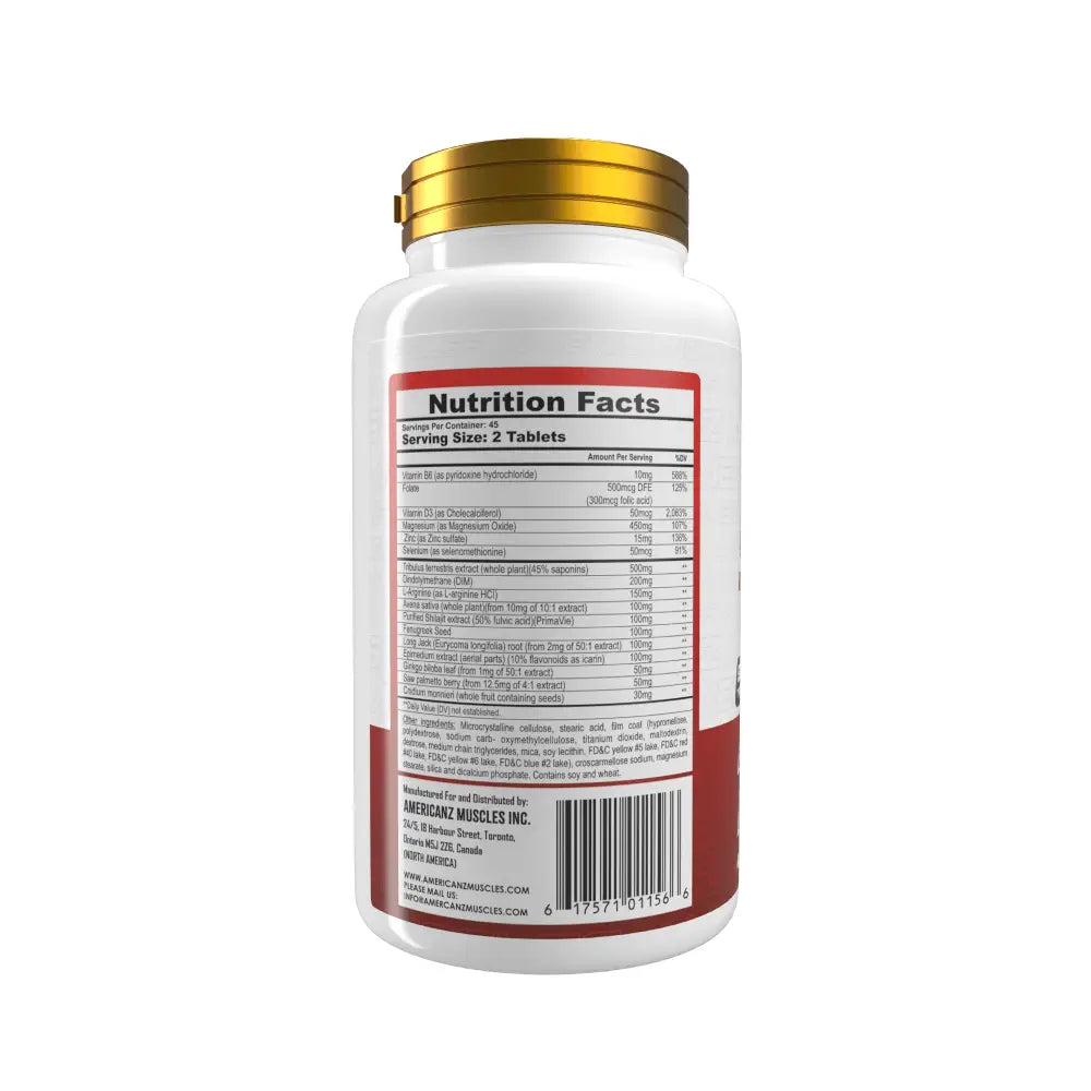 AMERICAN MUSCLES TEST+ (90 TABLETS)