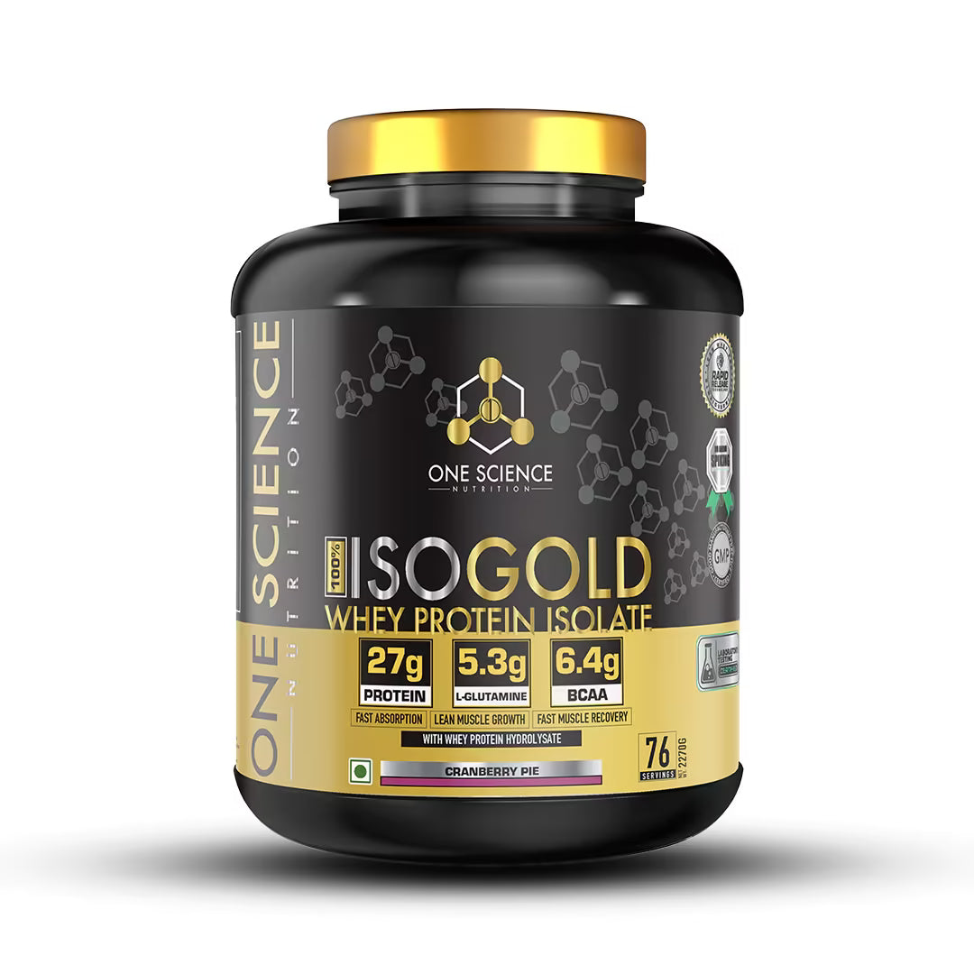 One Science Iso Gold Whey Protein - 5 Lb/2.27 Kg