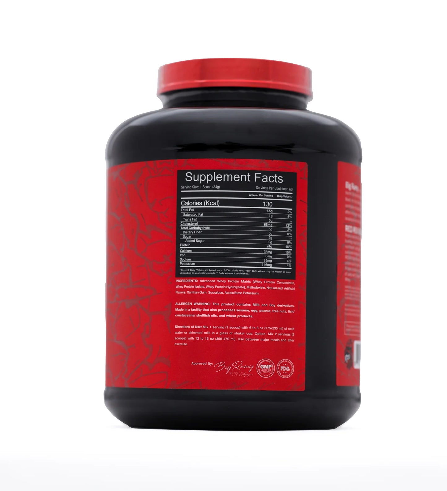 BIG RAMY LABS - RED REX BIG WHEY- CHOCOLATE