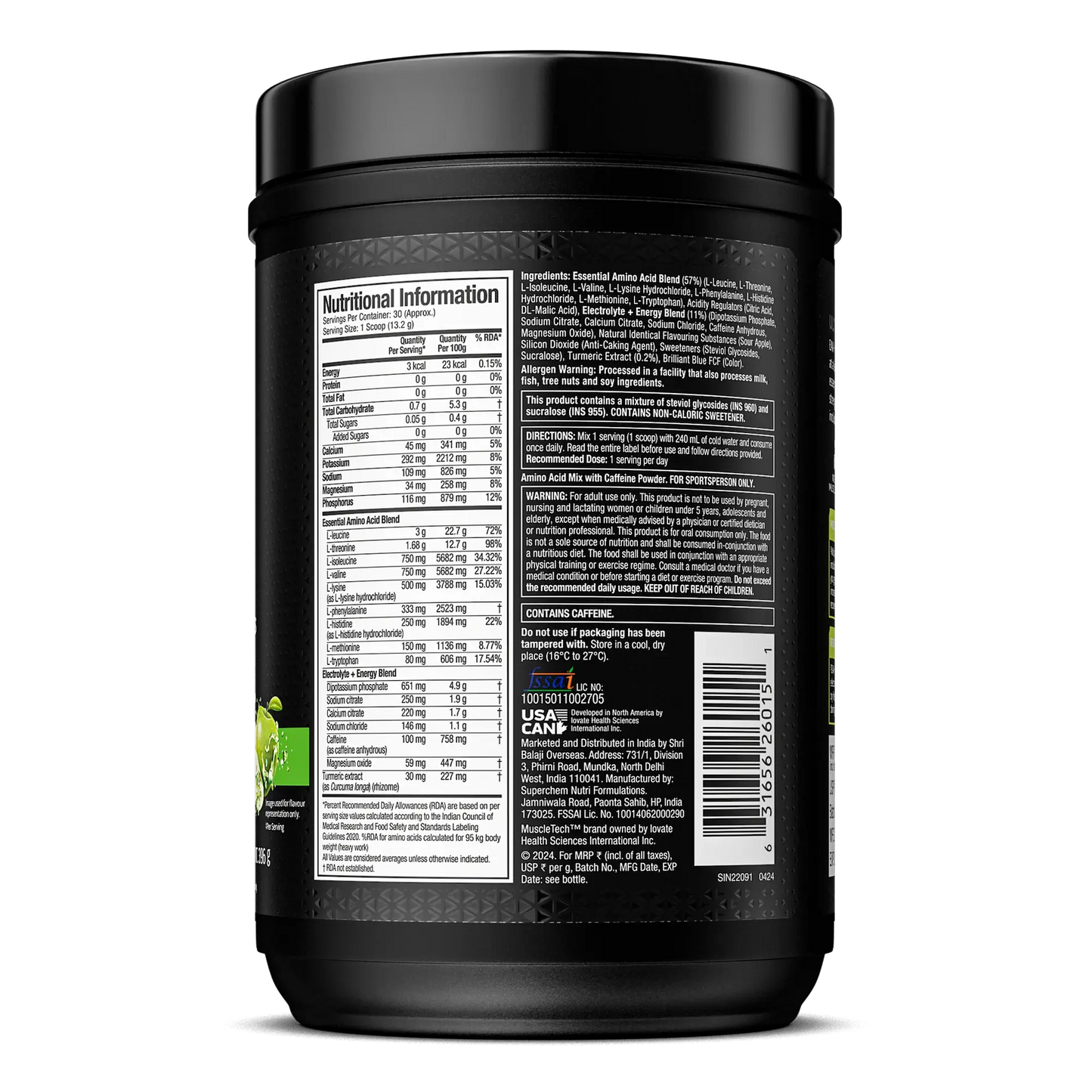 Muscletech™ EAA+ Energy Amino Acid