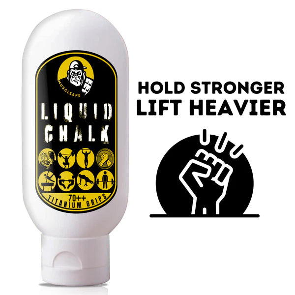 Muscleape Liquid Chalk Cream For Titanium Strenght Dry Grip.Sweat Free Hands for Weightlifting, Gym, Rock Climbing, Calisthenics, Gymnastics, CrossFit, Bodybuilding. 70 Ml. | | Muscleape