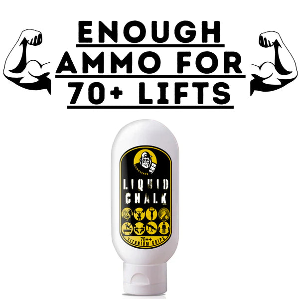 Muscleape Liquid Chalk Cream For Titanium Strenght Dry Grip.Sweat Free Hands for Weightlifting, Gym, Rock Climbing, Calisthenics, Gymnastics, CrossFit, Bodybuilding. 70 Ml. | | Muscleape