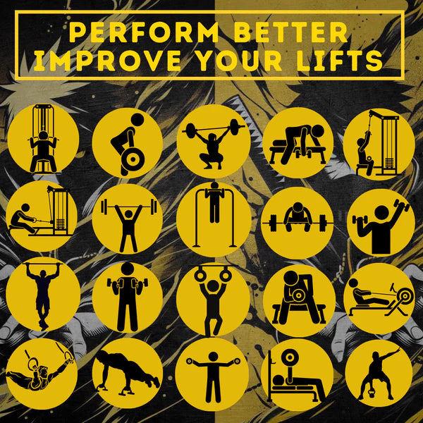 Muscleape Weight Lifting Straps Wrist Supporter For Gym. Gym Accessories Men & Women. Wrist Strap For Gym With Wrist Support.Deadlift Strap Weightlifting Straps For Grip Gym Straps For Weight Lifting | Powerlifting | Muscleape