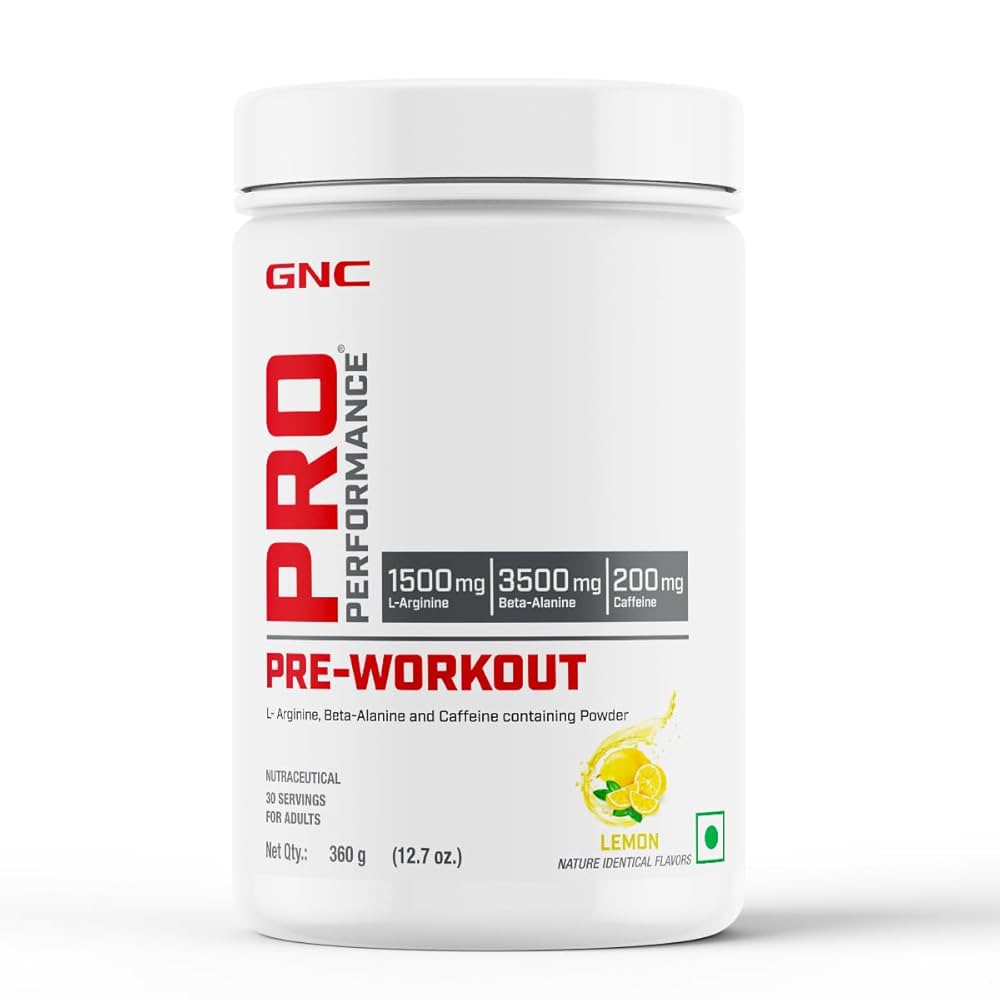 GNC Pro Performance Pre-Workout | 360 gm | 30 Servings | Boosts Energy & Endurance