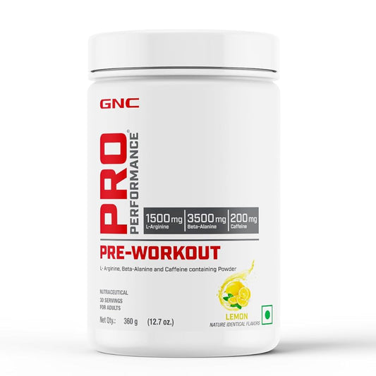GNC Pro Performance Pre-Workout | 360 gm | 30 Servings | Boosts Energy & Endurance