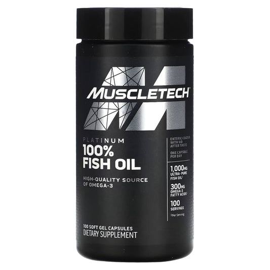 Muscletech Essential Series Platinum 100% Omega Fish Oil| Omega-3 | 300mg