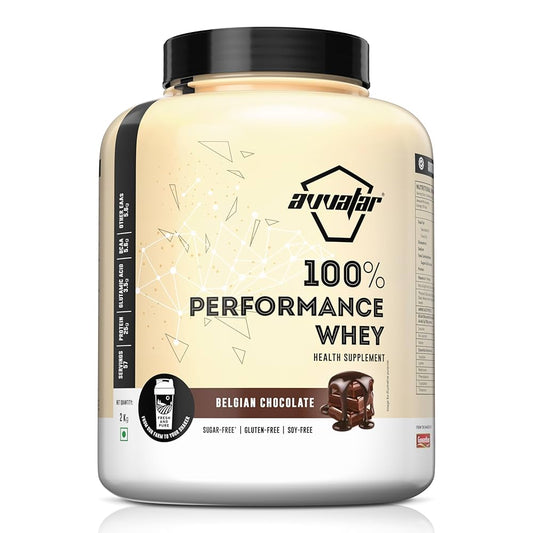 Avvatar 100% Performance Whey | 2 Kg | Belgian Chocolate Flavour