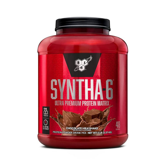 BSN Syntha 6 Protein Powder - 5 lbs, 2.27 kg (Chocolate Milkshake)