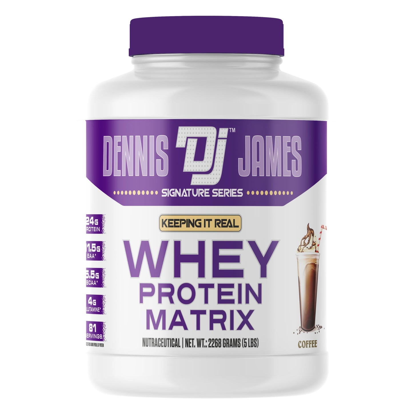 Dennis James Signature Series Whey Protein Matrix 5lbs