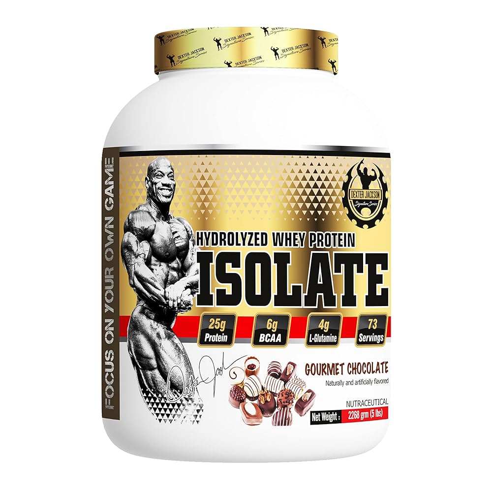 Dexter Jackson Signature Series Isolate Hydrolyzed Whey Protein 5lbs 73 serving
