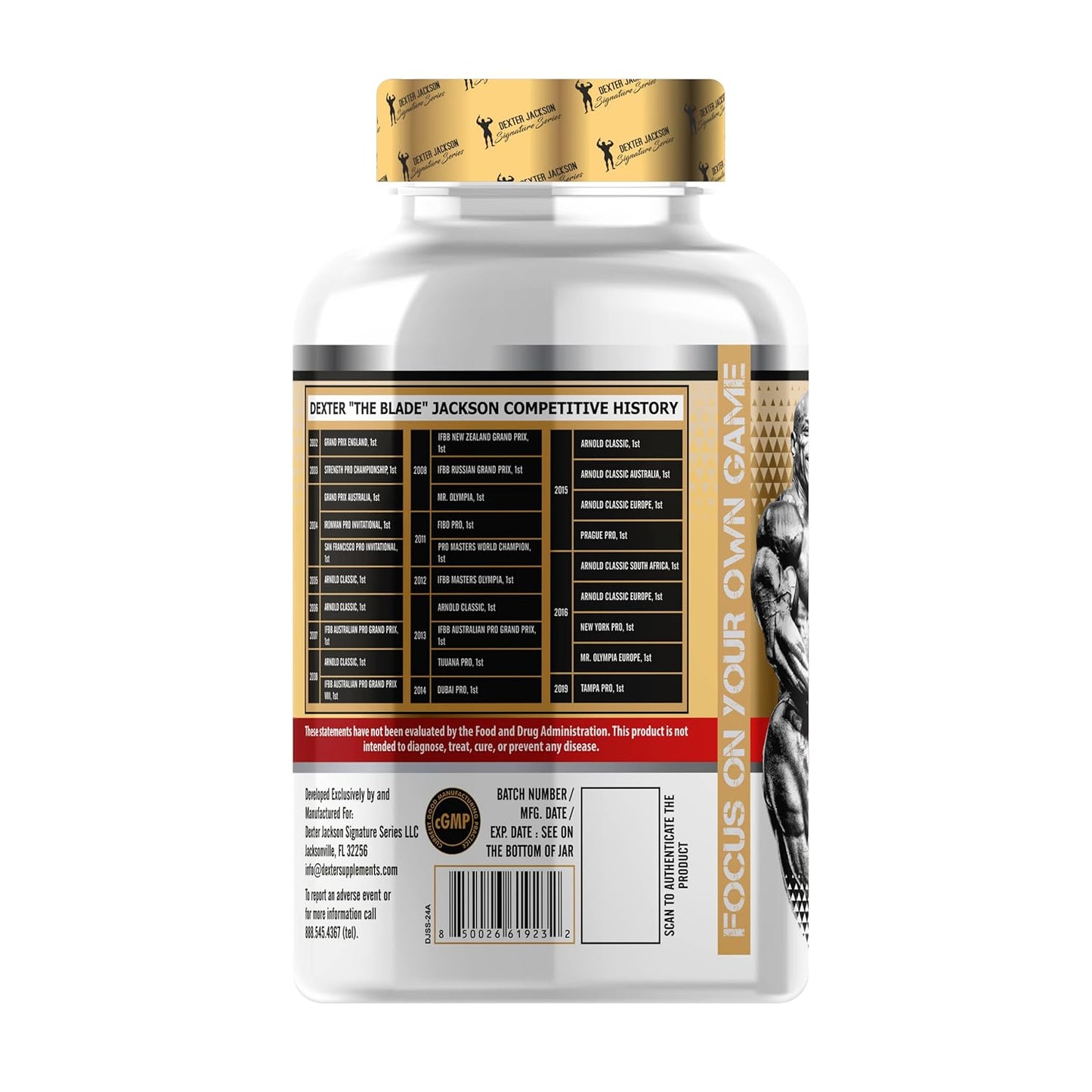 Dexter Jackson CLA 1000 Support Muscles and Enhances Metabolism Gluten-free 90 Servings,90 Softgels