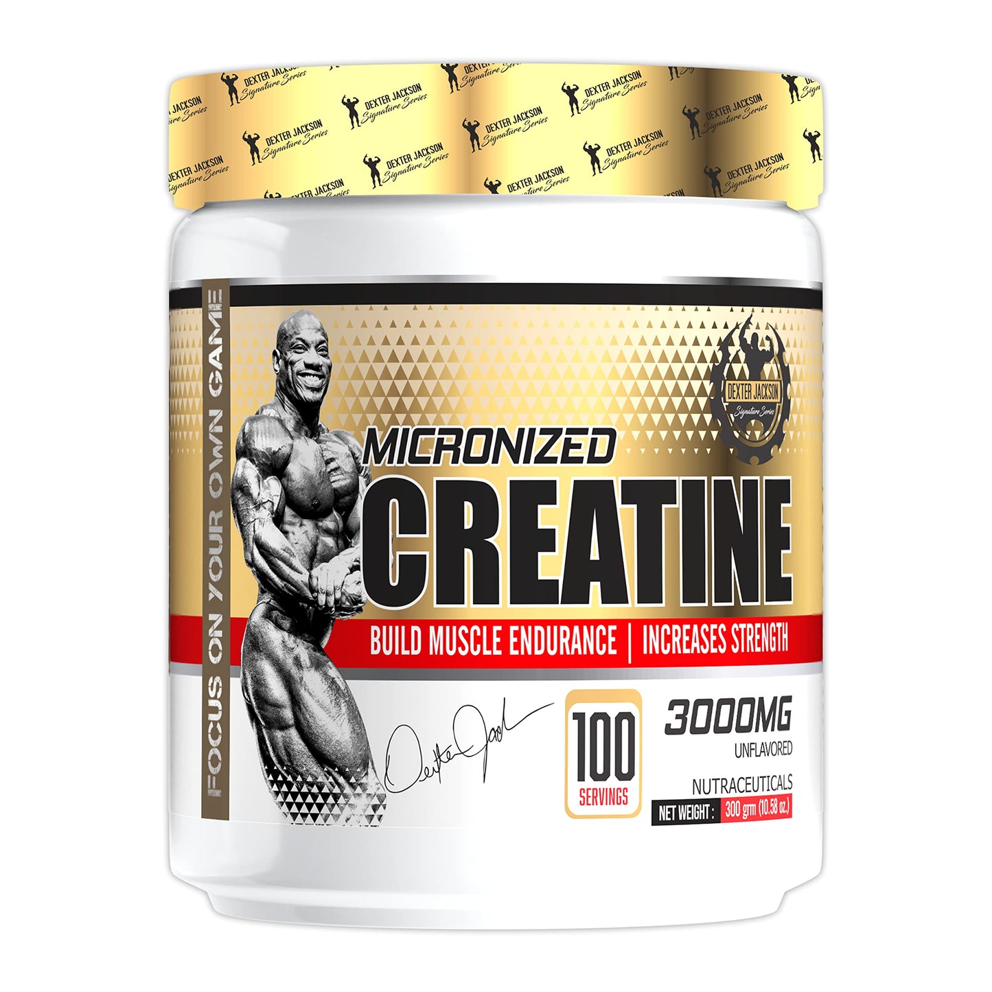 Dexter Jackson Signature Series Creatine Powder 300 g Unflavoured