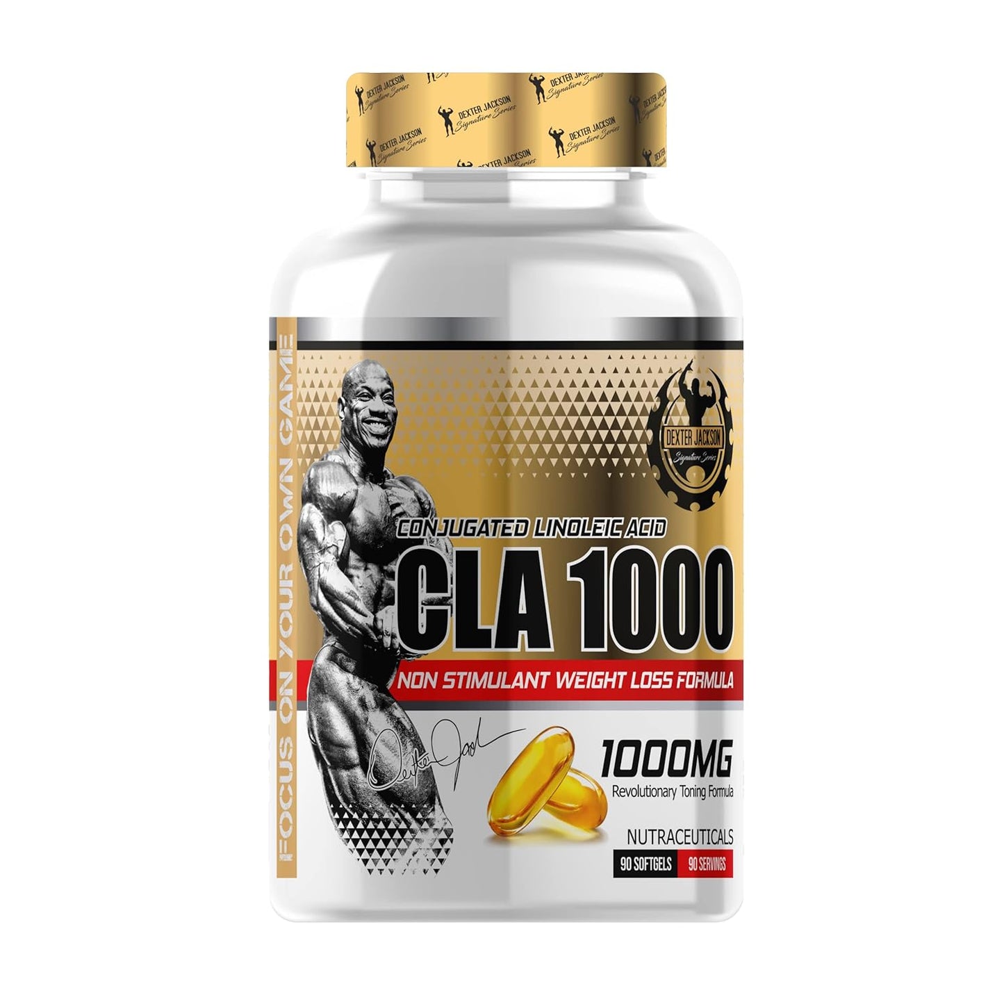 Dexter Jackson CLA 1000 Support Muscles and Enhances Metabolism Gluten-free 90 Servings,90 Softgels