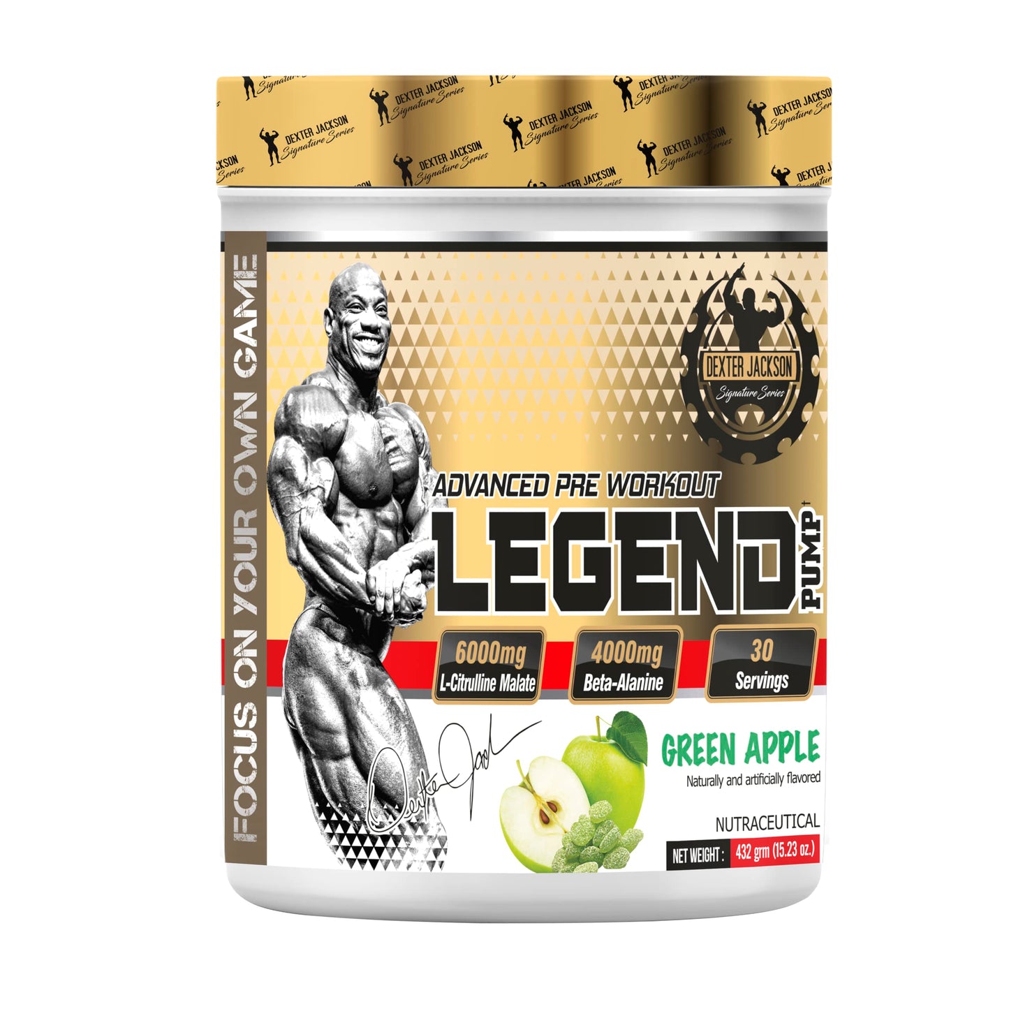 Dexter Jackson Legend Pump Advanced Pre-workout Formula 432 Gram