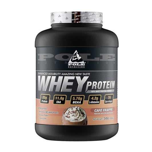 Pole Nutrition - 100% Whey Protein Powder 5Lbs -Cookies and Cream
