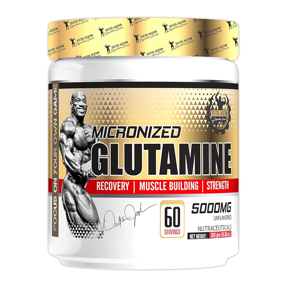 Dexter Jackson Glutamine 5000Mg Muscle Building 60 Servings, 300grm Unflavoured