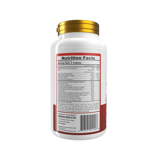 AMERICAN MUSCLES TEST+ (90 TABLETS)