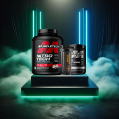 MuscleTech Nitro Tech Whey 2kg + MuscleTech Glutamine + Shaker