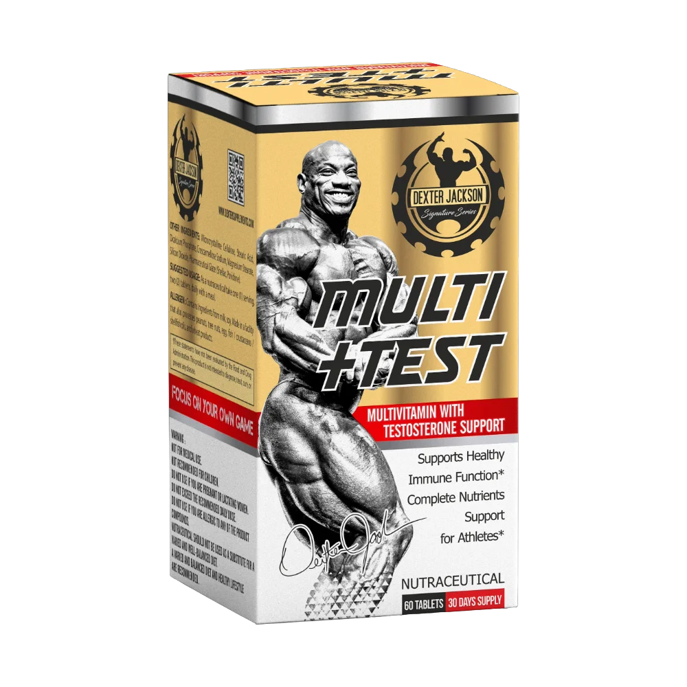 Dexter jackson, Multi+Test, 60 Tablets, 30 Servings