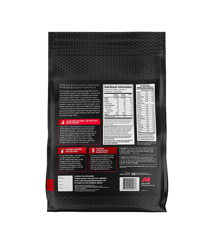 MUSCLETECH NITROTECH whey protein 4kg