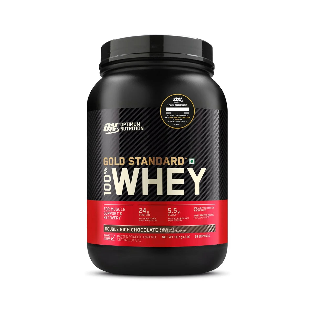 Optimum Nutrition (ON) Gold Standard 100 Whey Protein Powder 2lbs