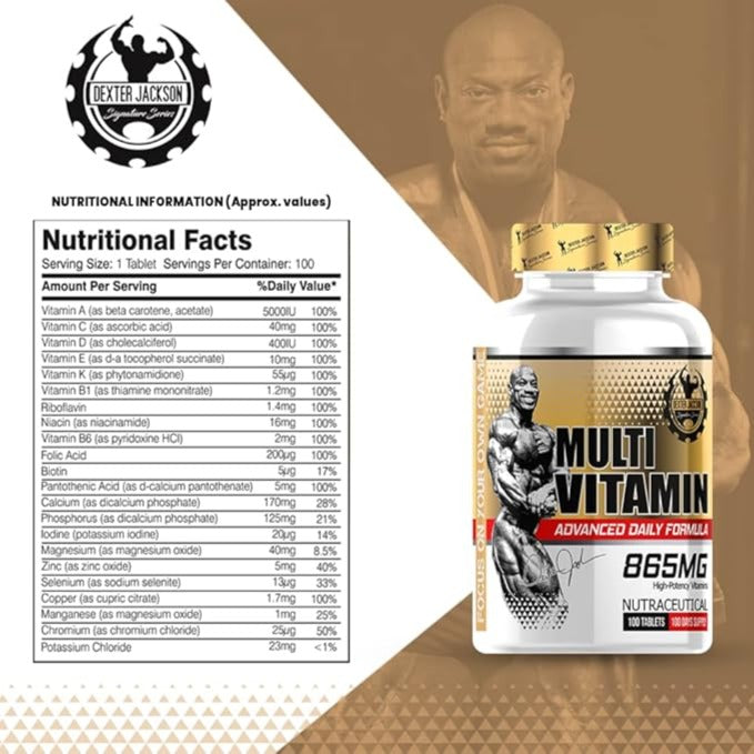 Dexter Jackson Multivitamin 100 Tablets