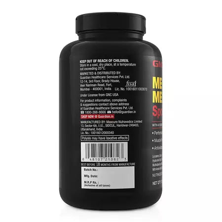 GNC Mega Men Sport Multivitamin for Men 120 Tablets 43 Premium Ingredients