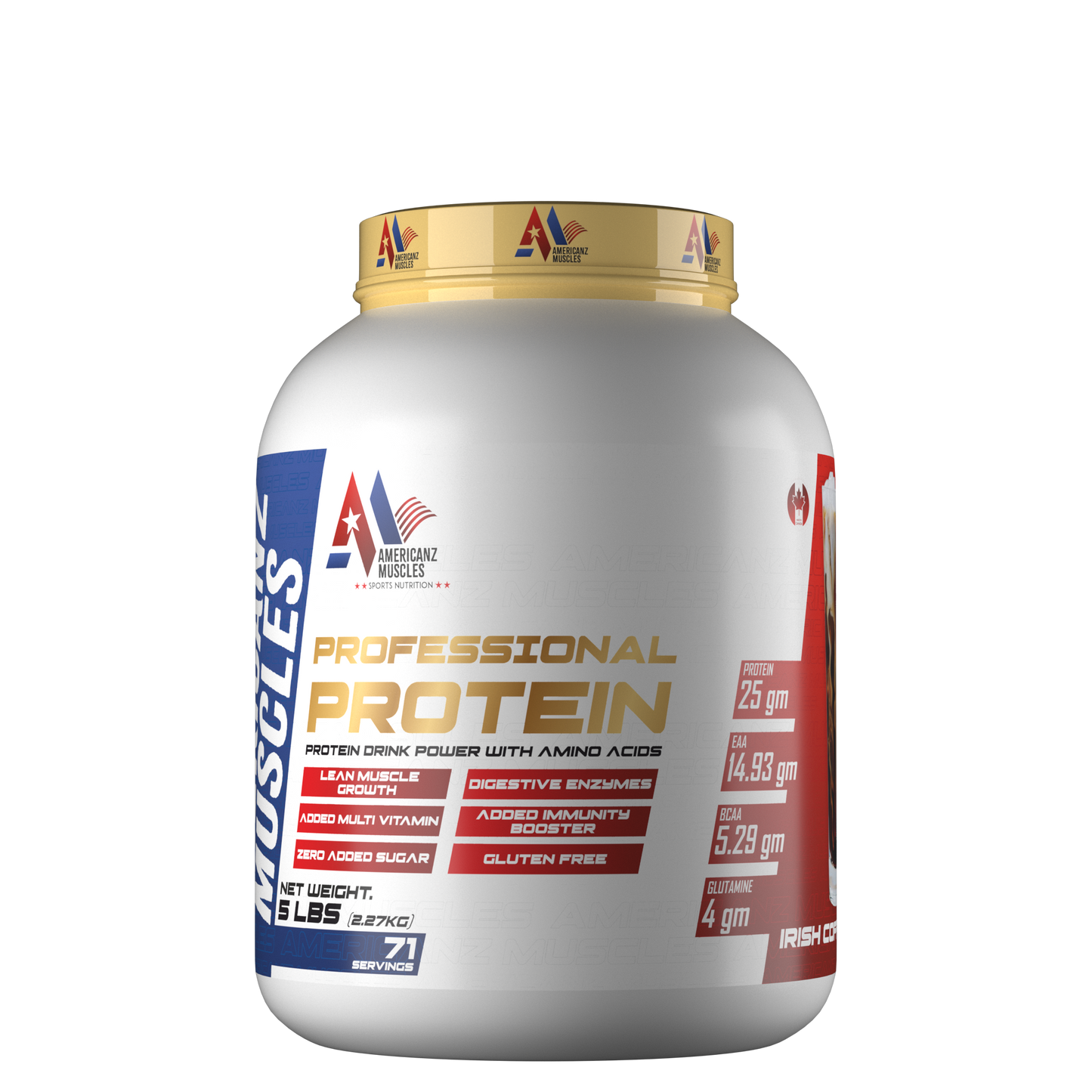 Americanz Muscles Professional Protein | 5 lbs