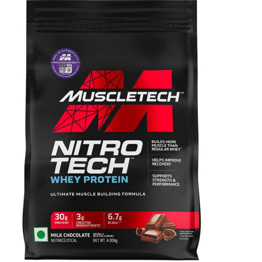 MUSCLETECH NITROTECH whey protein 4kg
