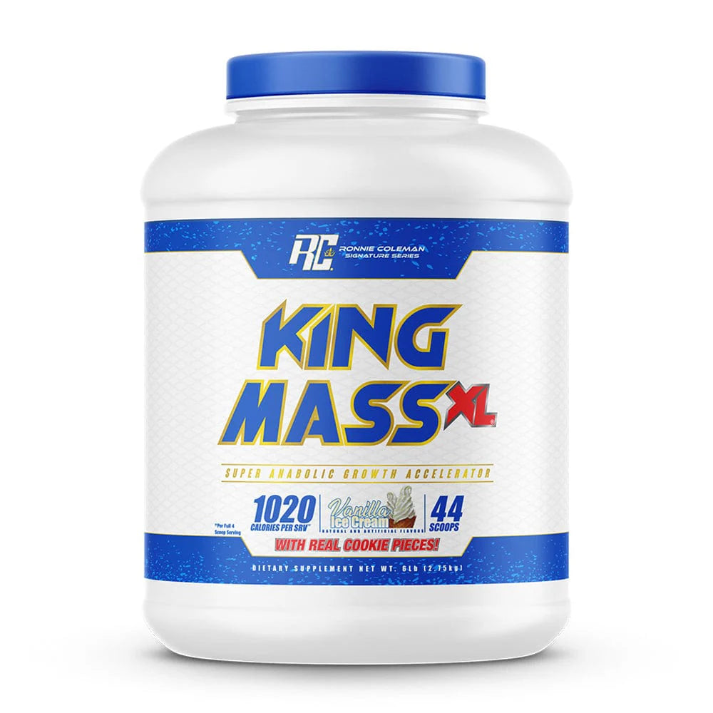 King Mass XL Gainer – Ronnie Coleman Signature Series 6 lbs Vanilla Ice cream